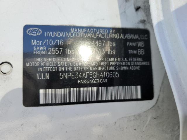 Photo 11 VIN: 5NPE34AF5GH410605 - HYUNDAI SONATA 