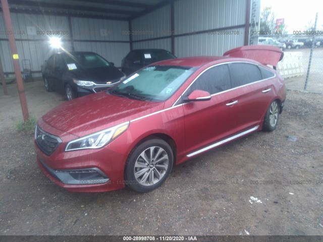 Photo 1 VIN: 5NPE34AF5GH423029 - HYUNDAI SONATA 