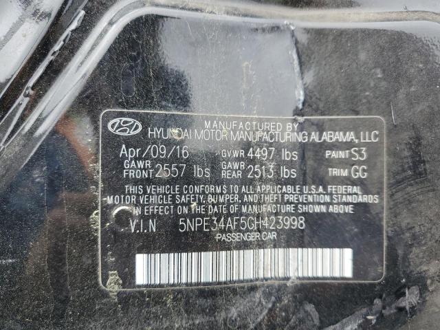 Photo 11 VIN: 5NPE34AF5GH423998 - HYUNDAI SONATA 