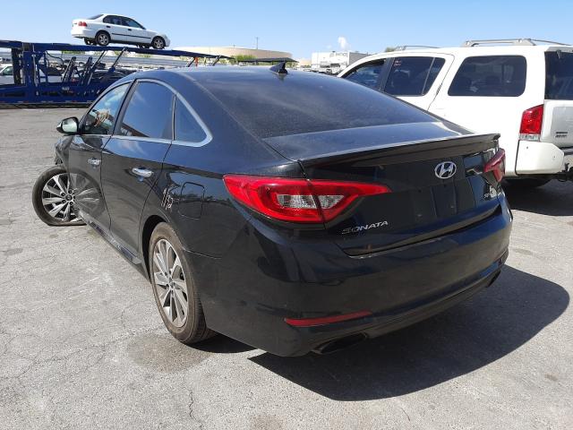 Photo 2 VIN: 5NPE34AF5GH425881 - HYUNDAI SONATA SPO 