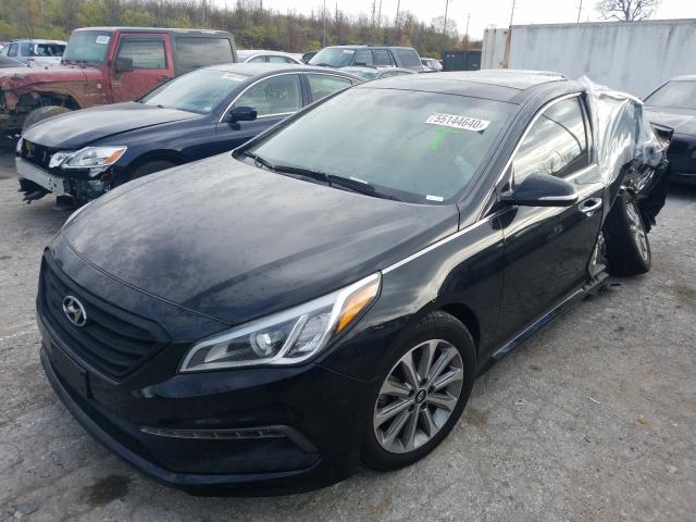 Photo 1 VIN: 5NPE34AF5GH426724 - HYUNDAI SONATA SPO 