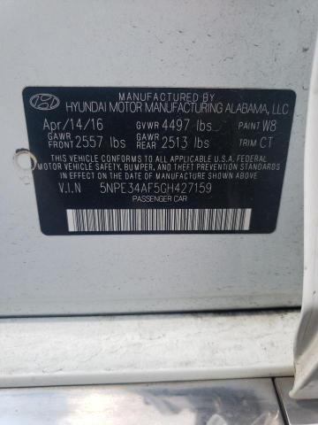 Photo 11 VIN: 5NPE34AF5GH427159 - HYUNDAI SONATA SPO 