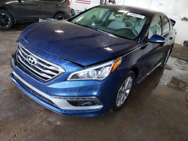 Photo 1 VIN: 5NPE34AF5GH432555 - HYUNDAI SONATA SPO 