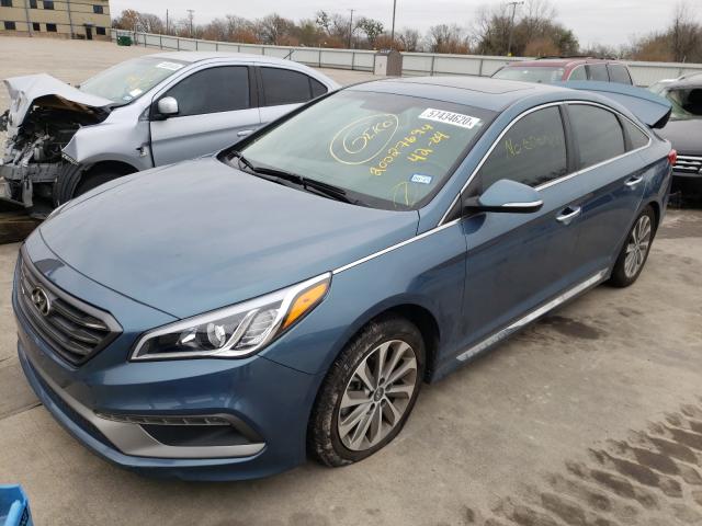 Photo 1 VIN: 5NPE34AF5GH433933 - HYUNDAI SONATA SPO 