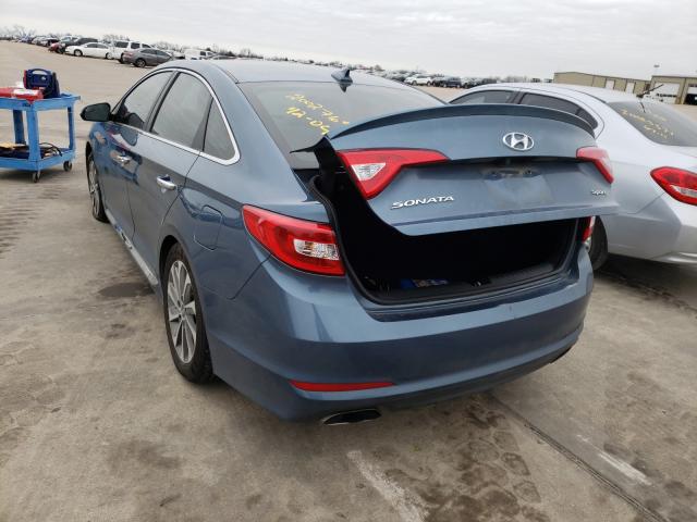 Photo 2 VIN: 5NPE34AF5GH433933 - HYUNDAI SONATA SPO 