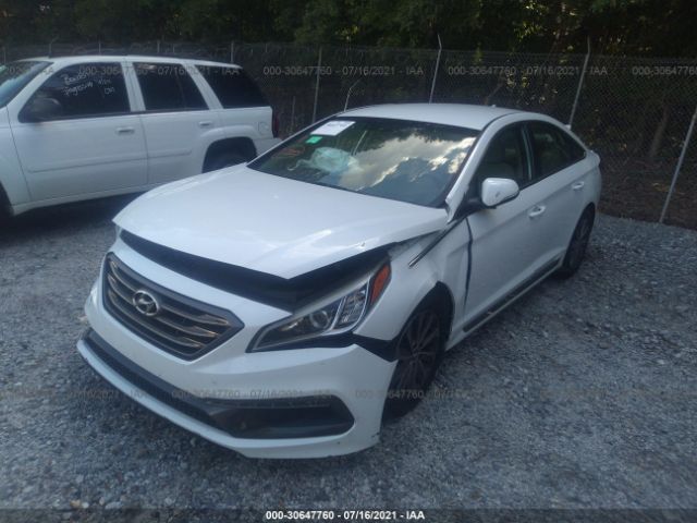 Photo 1 VIN: 5NPE34AF5GH435617 - HYUNDAI SONATA 