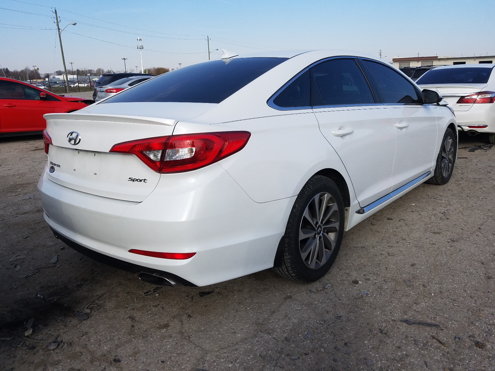 Photo 3 VIN: 5NPE34AF5HH436879 - HYUNDAI SONATA SPO 