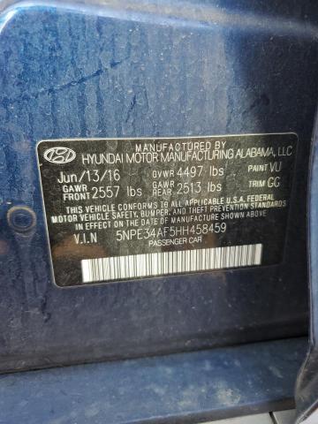 Photo 11 VIN: 5NPE34AF5HH458459 - HYUNDAI SONATA SPO 