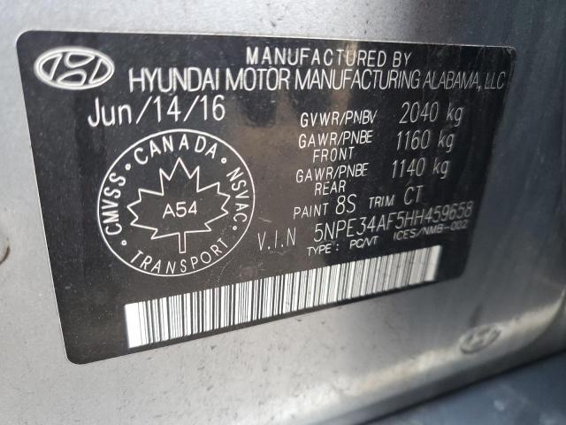 Photo 12 VIN: 5NPE34AF5HH459658 - HYUNDAI SONATA SPO 