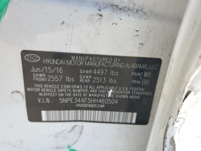 Photo 11 VIN: 5NPE34AF5HH460504 - HYUNDAI SONATA SPO 