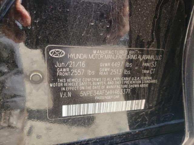 Photo 9 VIN: 5NPE34AF5HH463371 - HYUNDAI SONATA SPO 