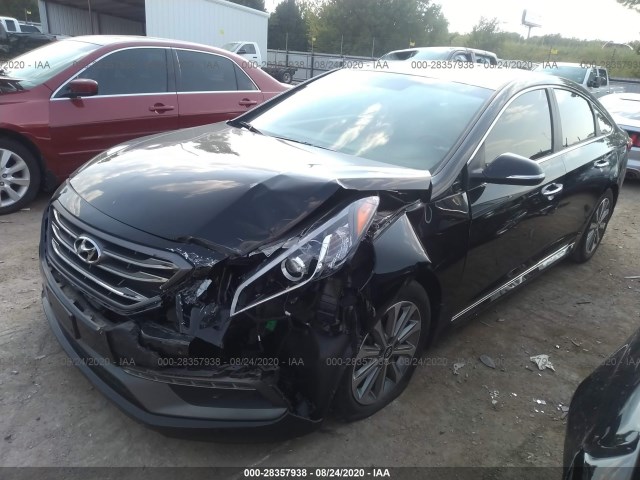 Photo 1 VIN: 5NPE34AF5HH468327 - HYUNDAI SONATA 