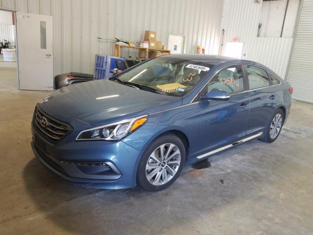 Photo 1 VIN: 5NPE34AF5HH471194 - HYUNDAI SONATA SPO 