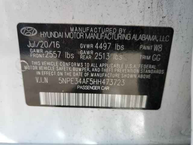 Photo 11 VIN: 5NPE34AF5HH473723 - HYUNDAI SONATA SPO 