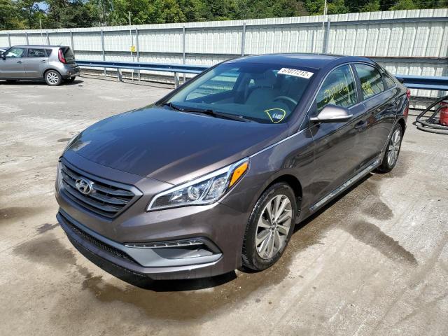 Photo 1 VIN: 5NPE34AF5HH495513 - HYUNDAI SONATA SPO 