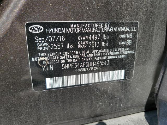 Photo 9 VIN: 5NPE34AF5HH495513 - HYUNDAI SONATA SPO 