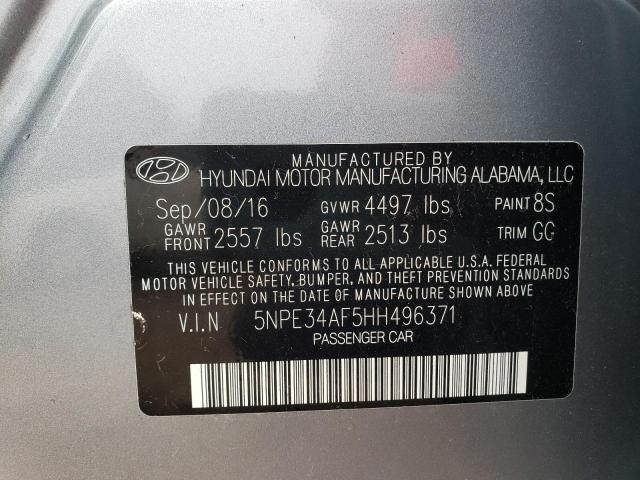 Photo 9 VIN: 5NPE34AF5HH496371 - HYUNDAI SONATA SPO 