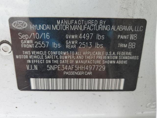 Photo 11 VIN: 5NPE34AF5HH497729 - HYUNDAI SONATA 