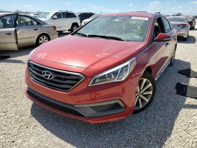 Photo 1 VIN: 5NPE34AF5HH498329 - HYUNDAI SONATA SPO 