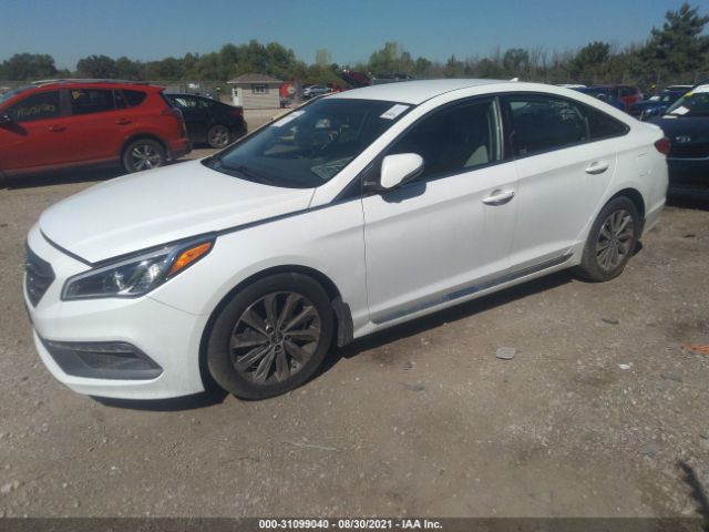 Photo 1 VIN: 5NPE34AF5HH518255 - HYUNDAI SONATA 