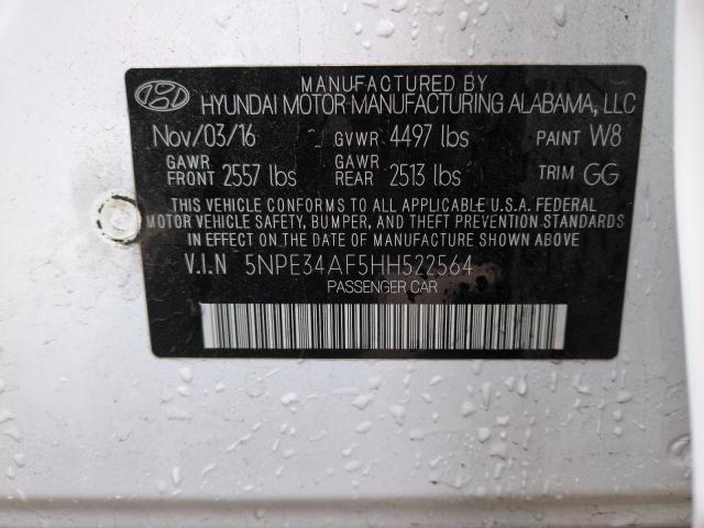 Photo 12 VIN: 5NPE34AF5HH522564 - HYUNDAI SONATA SPO 