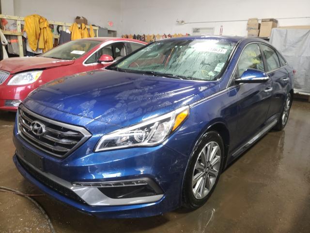 Photo 1 VIN: 5NPE34AF5HH522676 - HYUNDAI SONATA SPO 