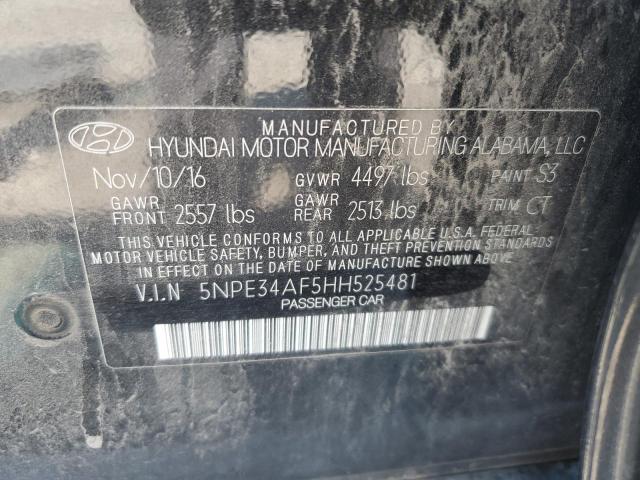 Photo 11 VIN: 5NPE34AF5HH525481 - HYUNDAI SONATA SPO 