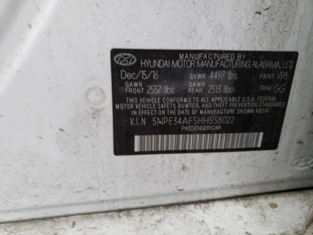 Photo 11 VIN: 5NPE34AF5HH538022 - HYUNDAI SONATA SPO 