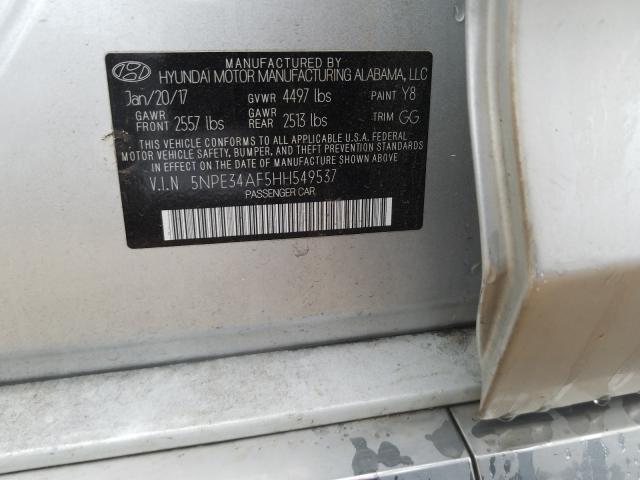 Photo 9 VIN: 5NPE34AF5HH549537 - HYUNDAI SONATA SPO 