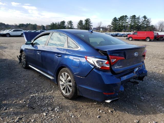 Photo 2 VIN: 5NPE34AF5HH551577 - HYUNDAI SONATA SPO 