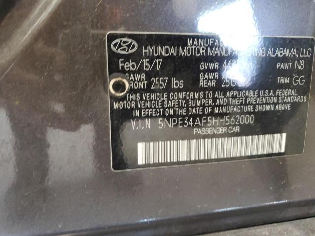 Photo 11 VIN: 5NPE34AF5HH562000 - HYUNDAI SONATA SPO 