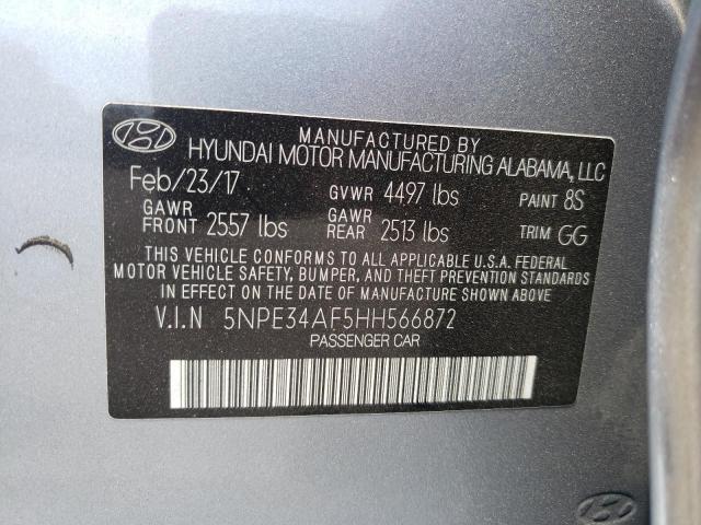 Photo 9 VIN: 5NPE34AF5HH566872 - HYUNDAI SONATA SPO 