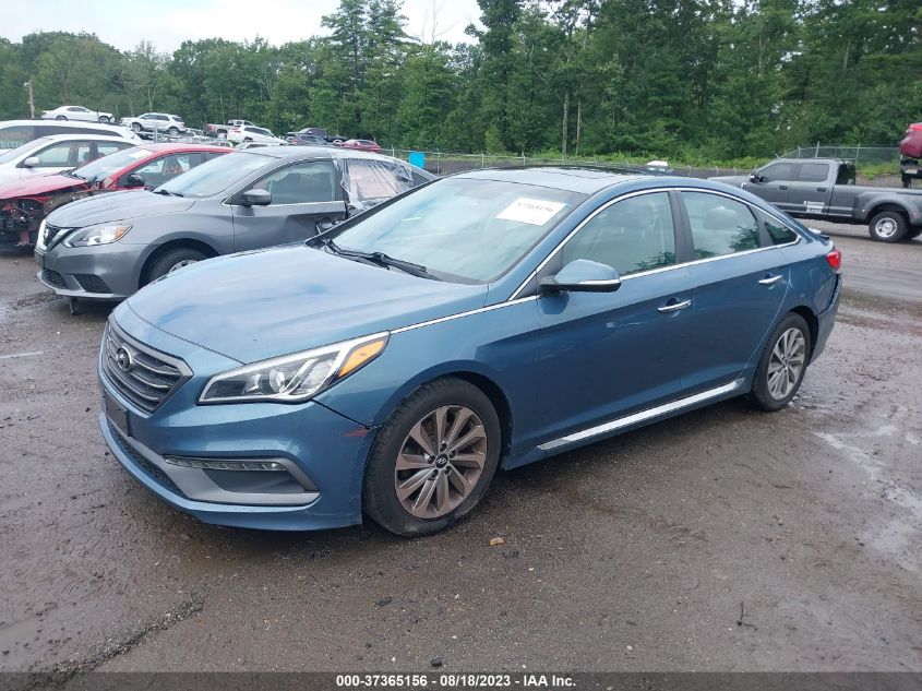 Photo 1 VIN: 5NPE34AF5HH580271 - HYUNDAI SONATA 