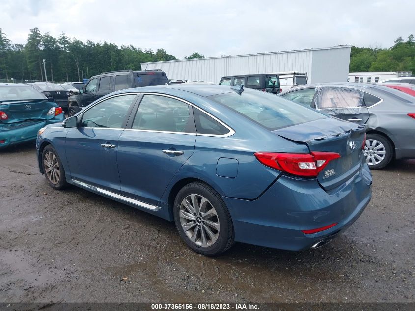 Photo 2 VIN: 5NPE34AF5HH580271 - HYUNDAI SONATA 