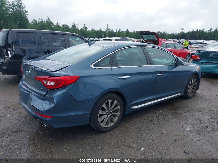 Photo 3 VIN: 5NPE34AF5HH580271 - HYUNDAI SONATA 