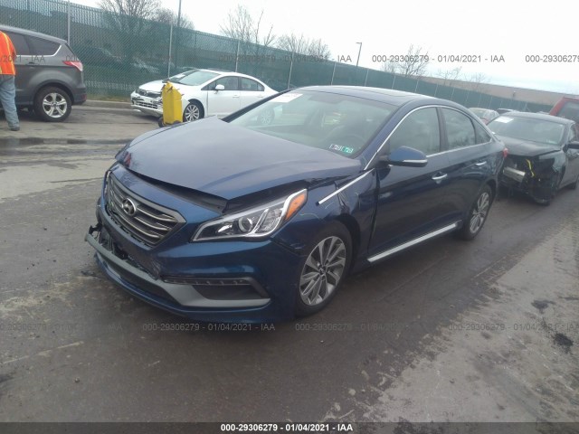 Photo 1 VIN: 5NPE34AF5HH585387 - HYUNDAI SONATA 