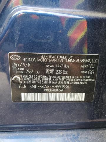 Photo 11 VIN: 5NPE34AF5HH591836 - HYUNDAI SONATA 