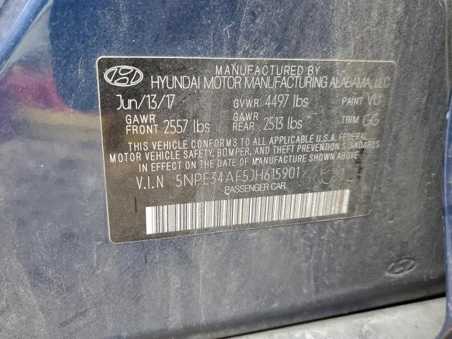 Photo 11 VIN: 5NPE34AF5JH615901 - HYUNDAI SONATA SPO 