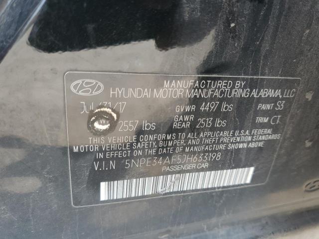 Photo 9 VIN: 5NPE34AF5JH633198 - HYUNDAI SONATA SPO 