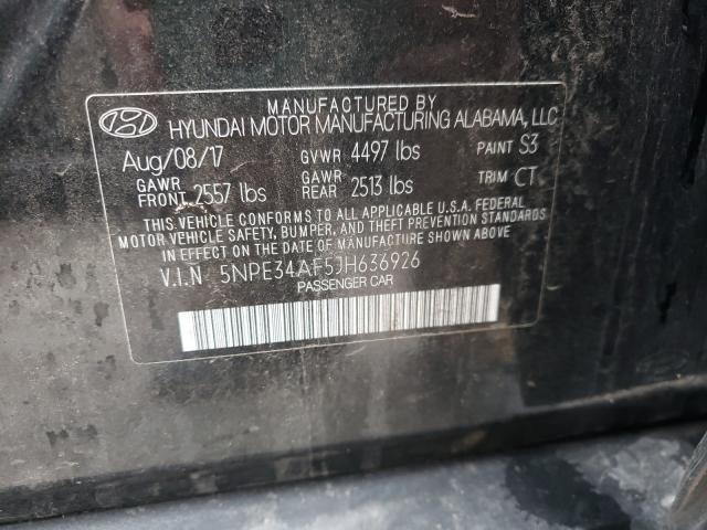 Photo 9 VIN: 5NPE34AF5JH636926 - HYUNDAI SONATA SPO 