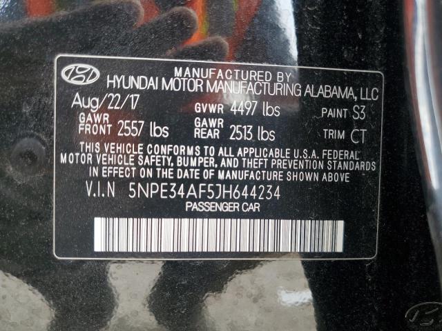 Photo 11 VIN: 5NPE34AF5JH644234 - HYUNDAI SONATA SPO 