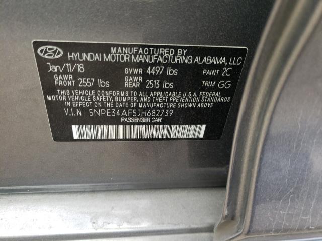 Photo 9 VIN: 5NPE34AF5JH682739 - HYUNDAI SONATA 