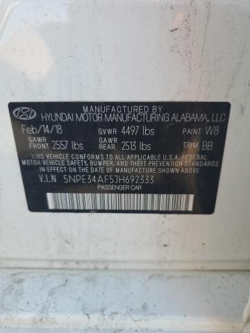 Photo 11 VIN: 5NPE34AF5JH692333 - HYUNDAI SONATA SPO 