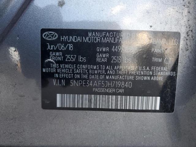 Photo 12 VIN: 5NPE34AF5JH719840 - HYUNDAI SONATA 