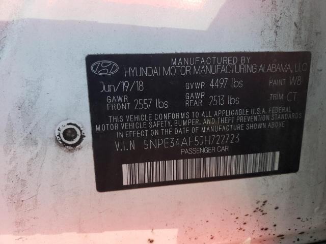 Photo 9 VIN: 5NPE34AF5JH722723 - HYUNDAI SONATA SPO 