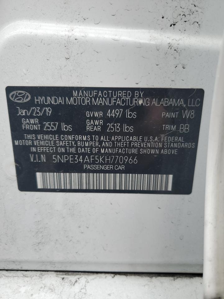 Photo 11 VIN: 5NPE34AF5KH770966 - HYUNDAI SONATA 