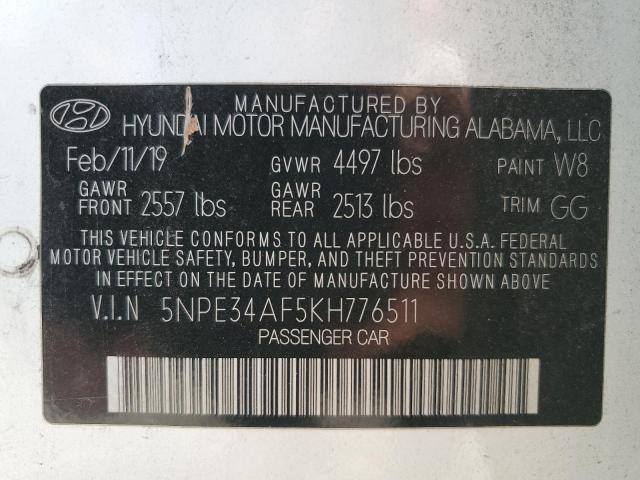 Photo 11 VIN: 5NPE34AF5KH776511 - HYUNDAI SONATA LIM 