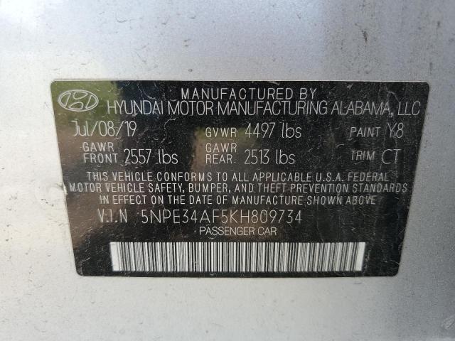 Photo 11 VIN: 5NPE34AF5KH809734 - HYUNDAI SONATA LIM 