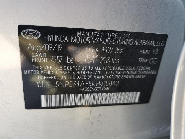 Photo 11 VIN: 5NPE34AF5KH818840 - HYUNDAI SONATA LIM 