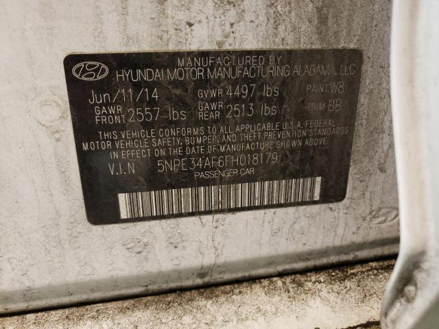 Photo 12 VIN: 5NPE34AF6FH018179 - HYUNDAI SONATA 